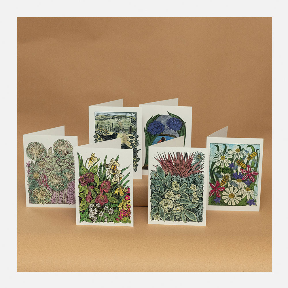 Birds and Flowers Pack Greetings Card