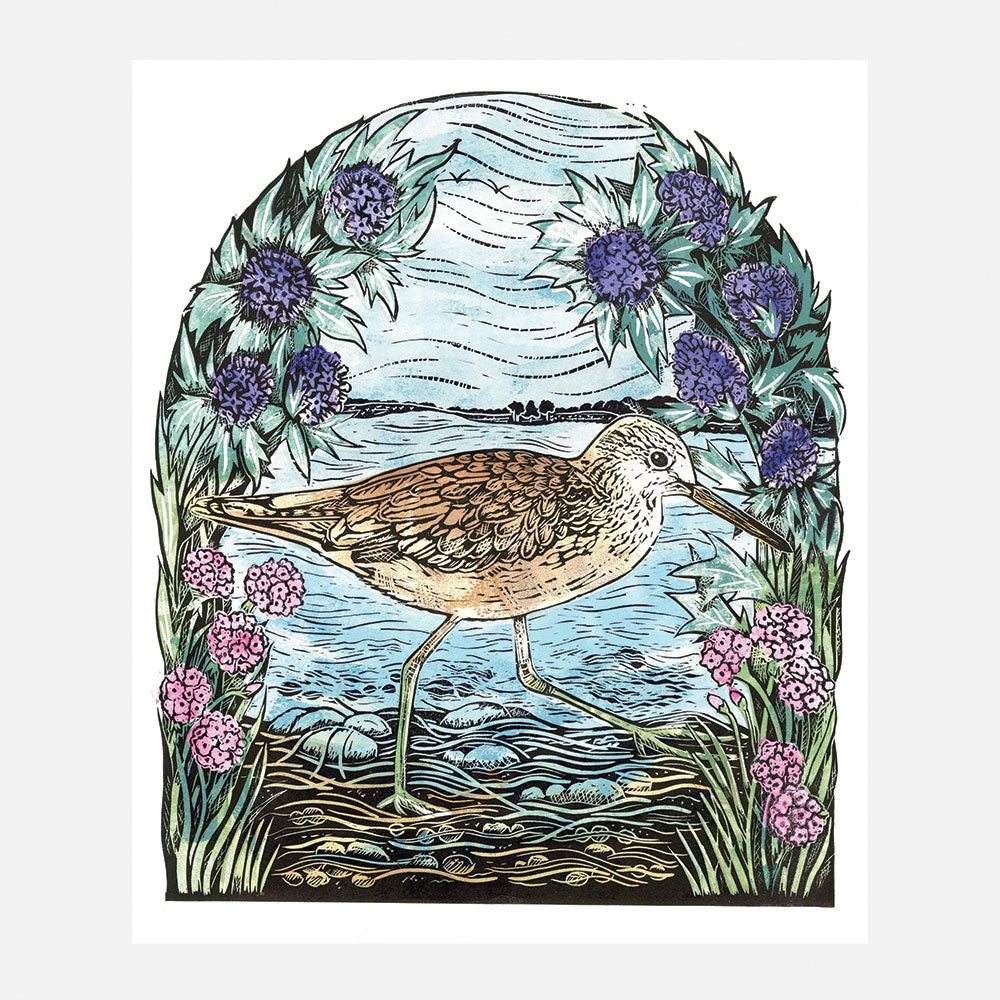 Greenshank and Sea Holly