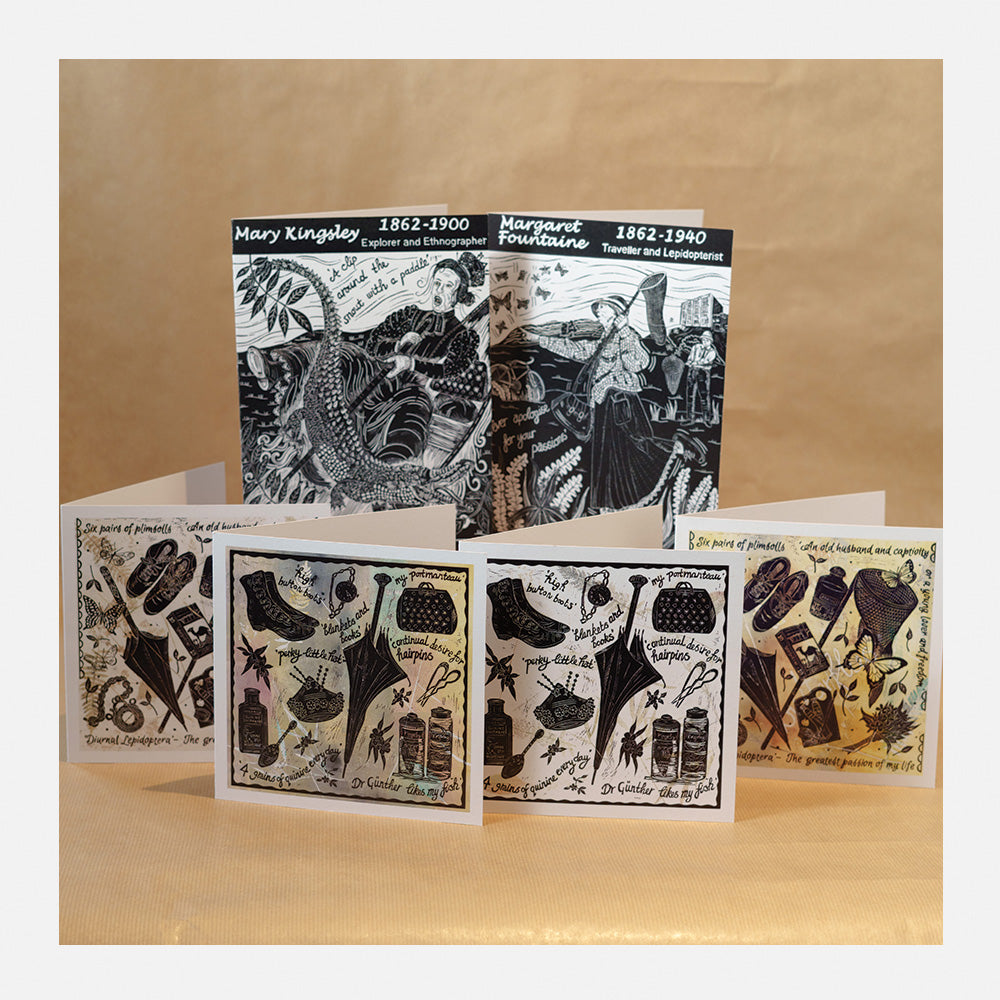 Victorian Women Greetings Cards Pack
