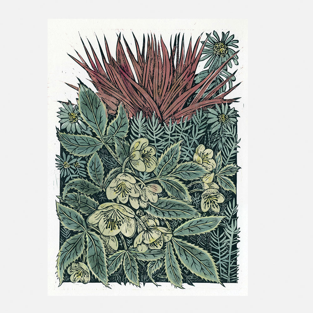 Winter Border Tea Towel