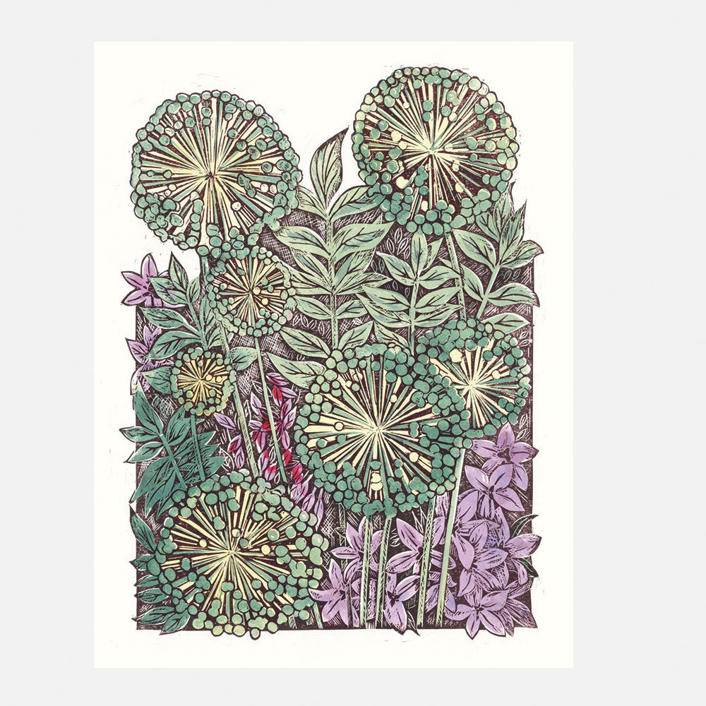 Summer Border Tea Towel