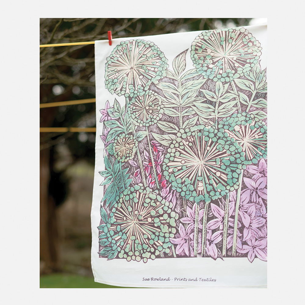 Summer Border Tea Towel